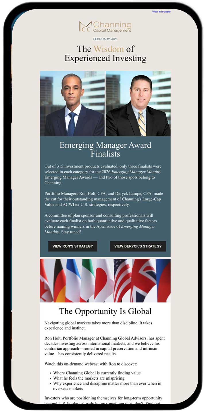 Channing Capital on your mobile device
